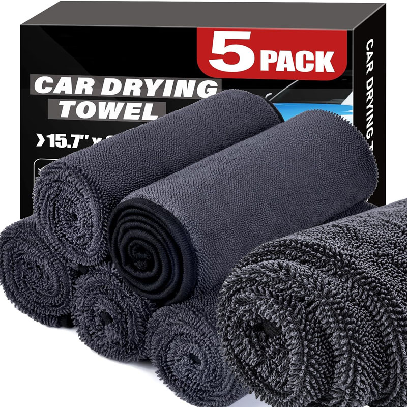 Microfiber Towel Detailing - 1/5 قطعة منشفة سيارة شديدة التحمل