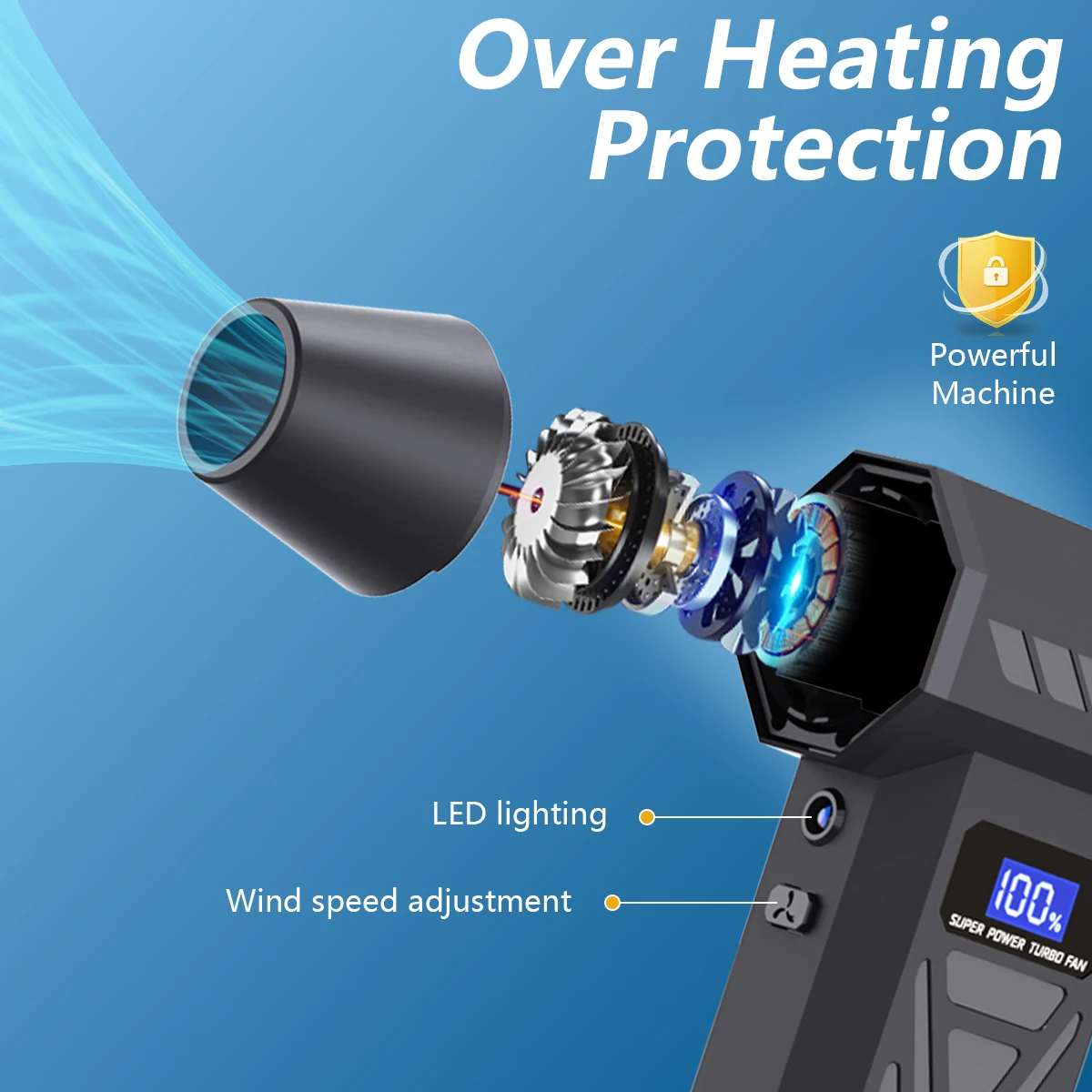 جديد P70 منفاخ الهواء 110000 د - مراجعة Dryer Car Blower وسعره