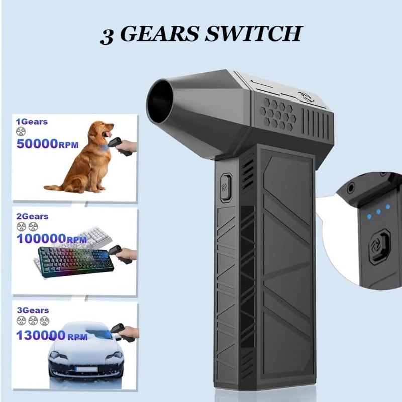 توربو منفاخ نفاث 130000 دورة ف - مراجعة Dryer Car Blower وسعره