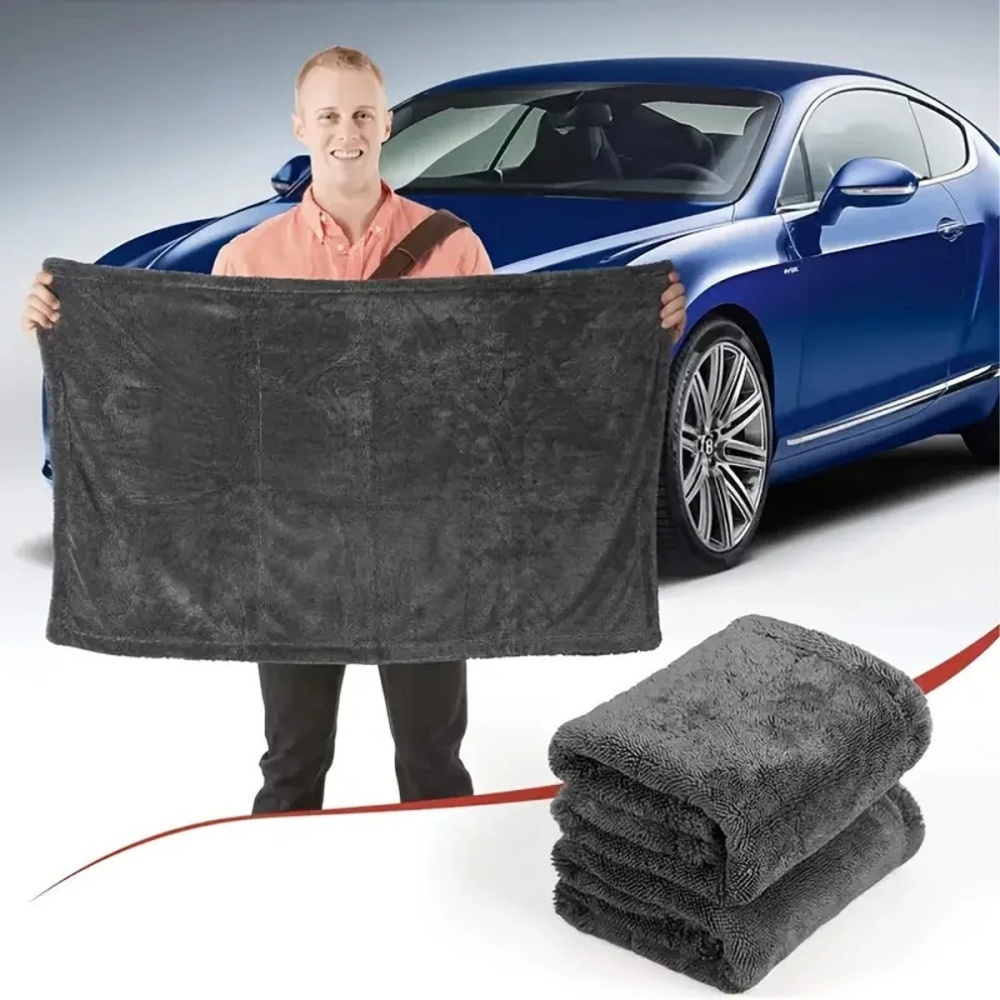 منشفة سيارات كبيرة الحجم من ال - مراجعة Microfiber Towel Detailing وسعره